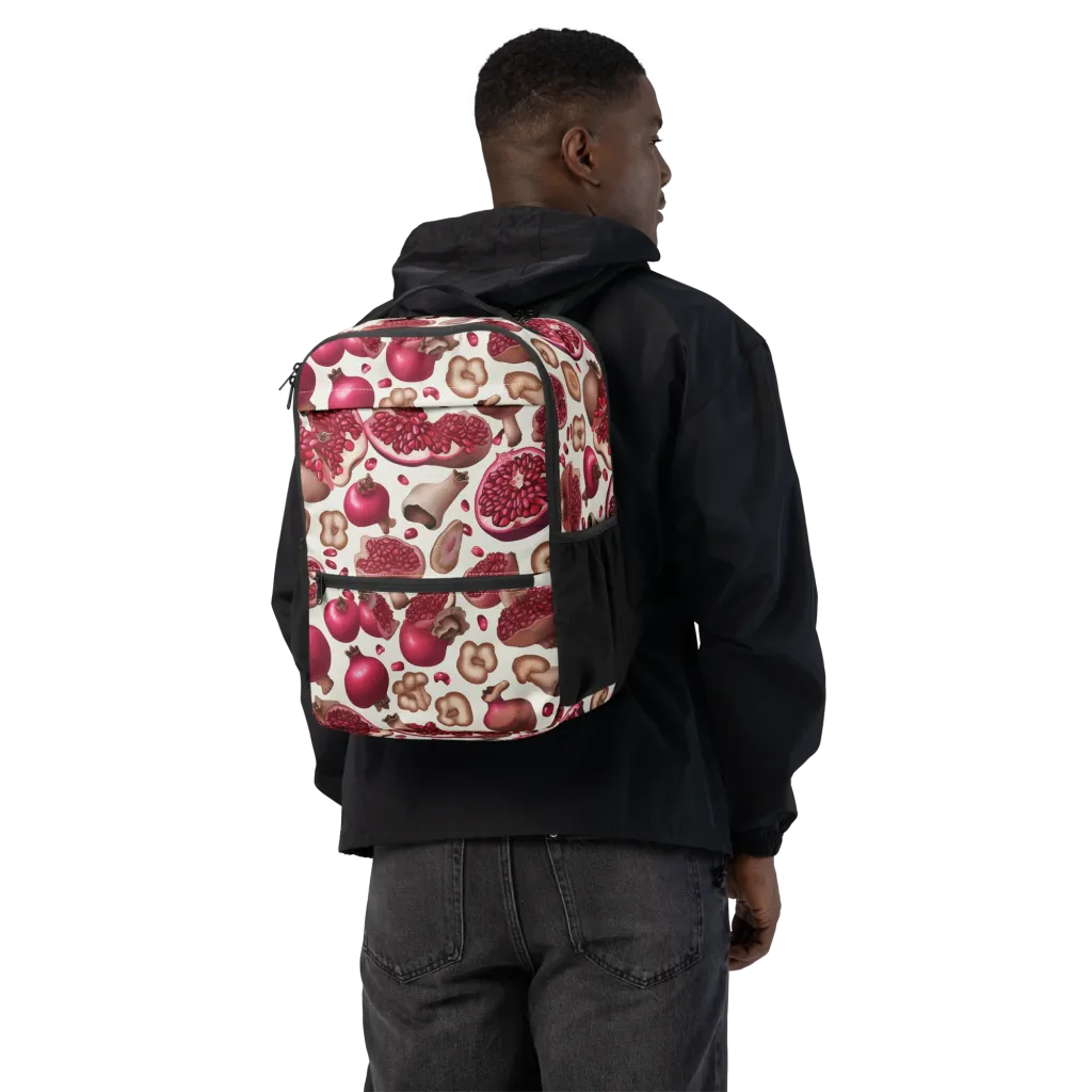Mushroom Garnet on Utility Backpack — Back