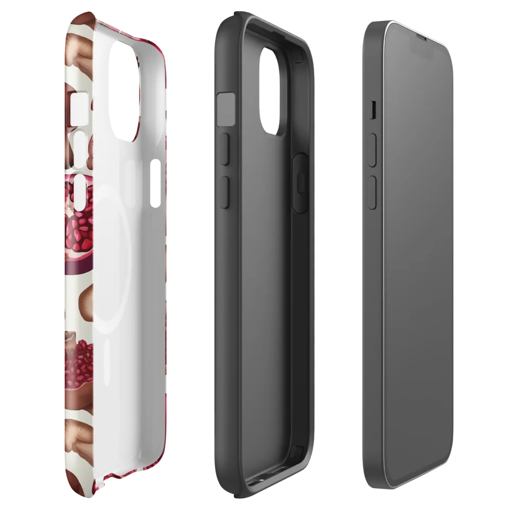 Mushroom Garnet on MagSafe Tough Case for iPhone® — Front