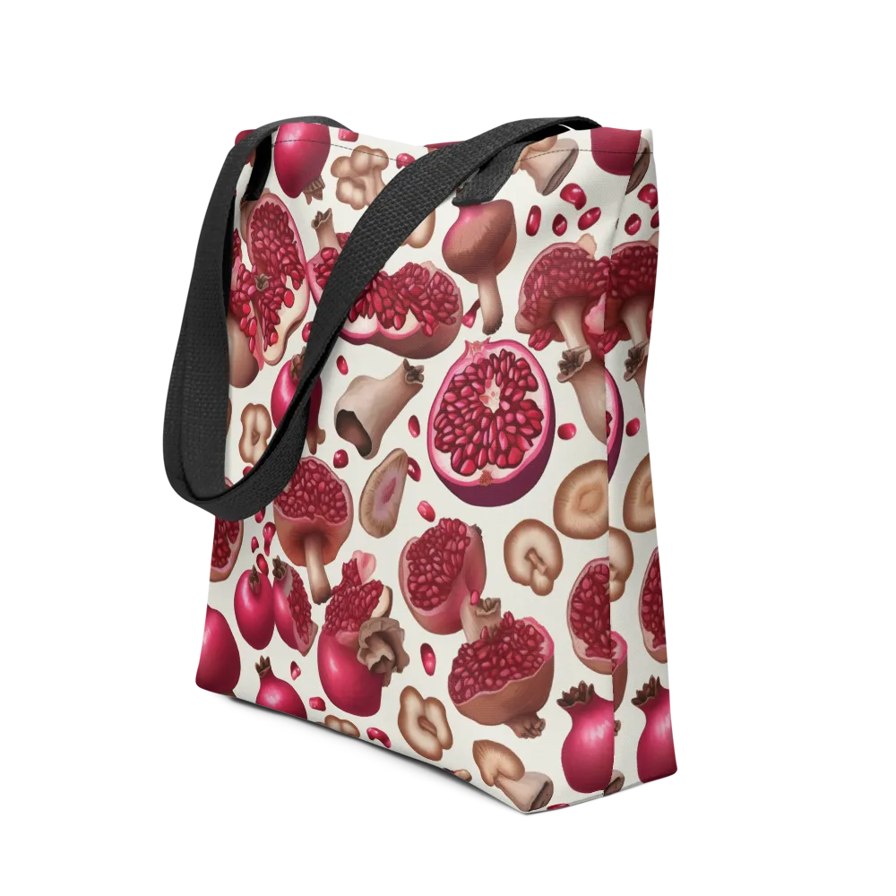 Mushroom Garnet on Tote Bag — Front