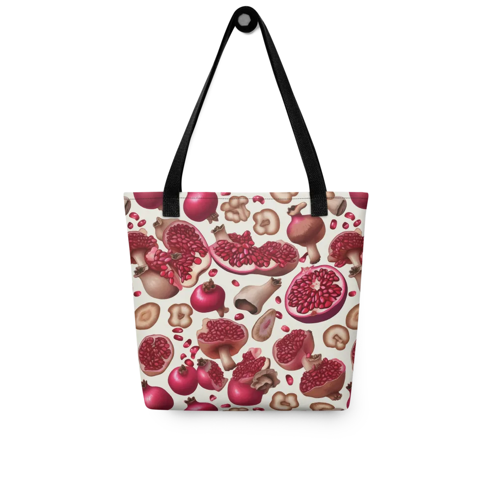 Mushroom Garnet on Tote Bag — Front