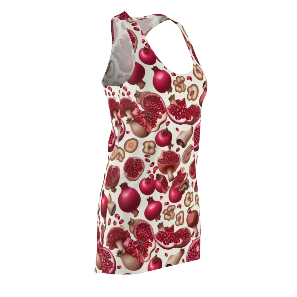 Mushroom Garnet on Racerback Dress — Front Side