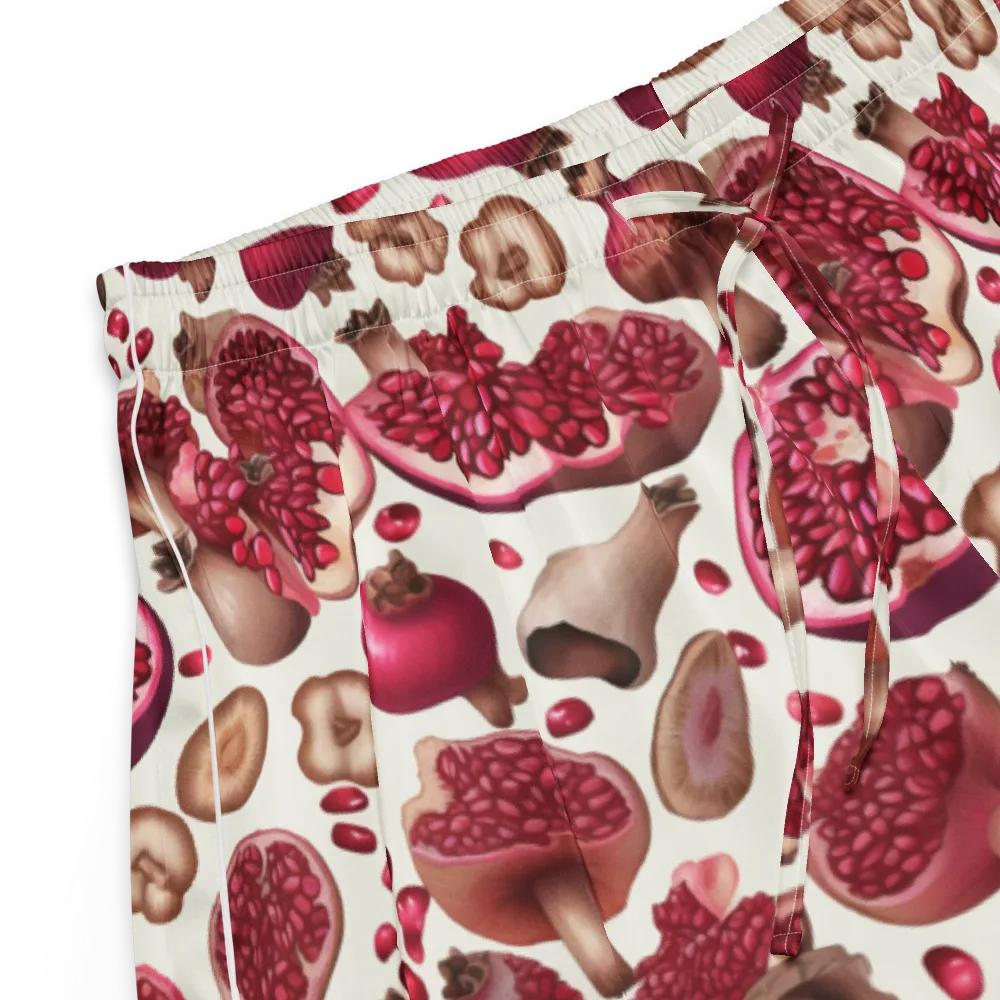 Mushroom Garnet on Women's Pajama Shorts — Product details