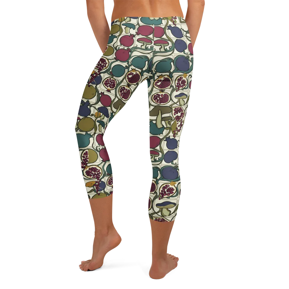 Garnet Grove on Capri Leggings — Back