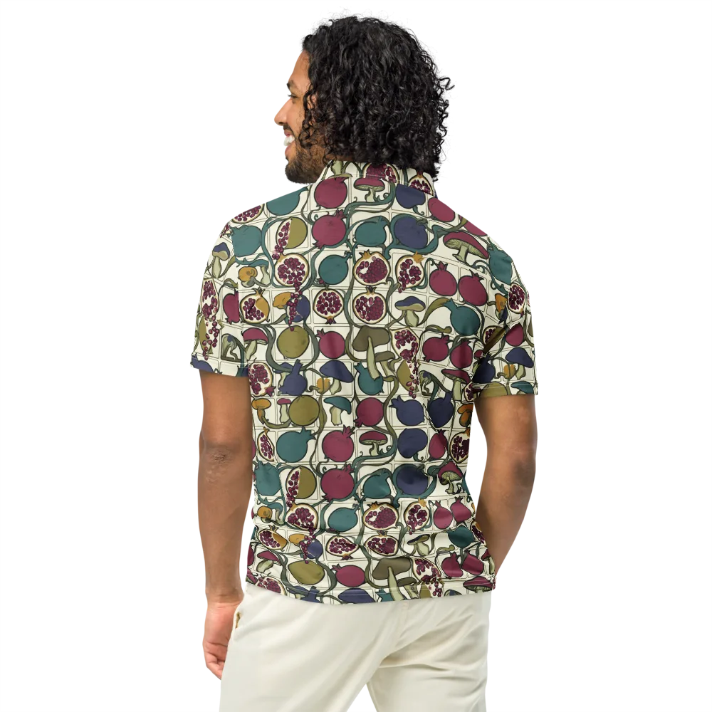 Garnet Grove on Men's Slim Fit Polo Shirt — Back