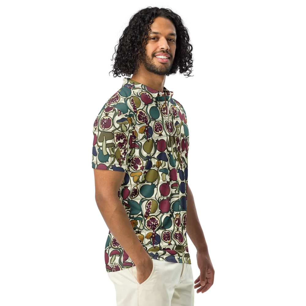 Garnet Grove on Men's Slim Fit Polo Shirt — Right Front