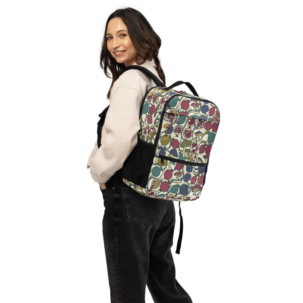 Garnet Grove on Utility Backpack — Back