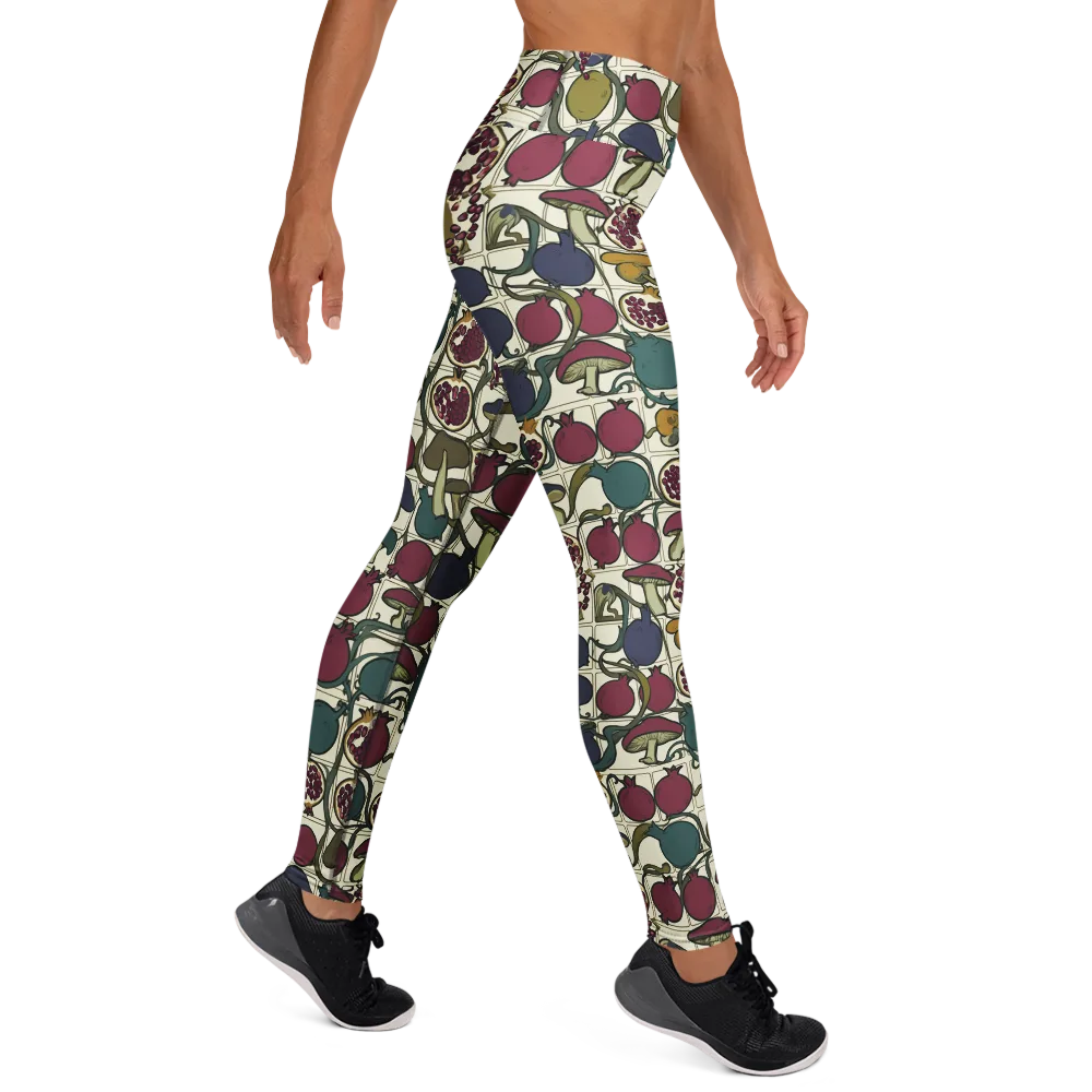 Garnet Grove on Yoga Leggings — Right