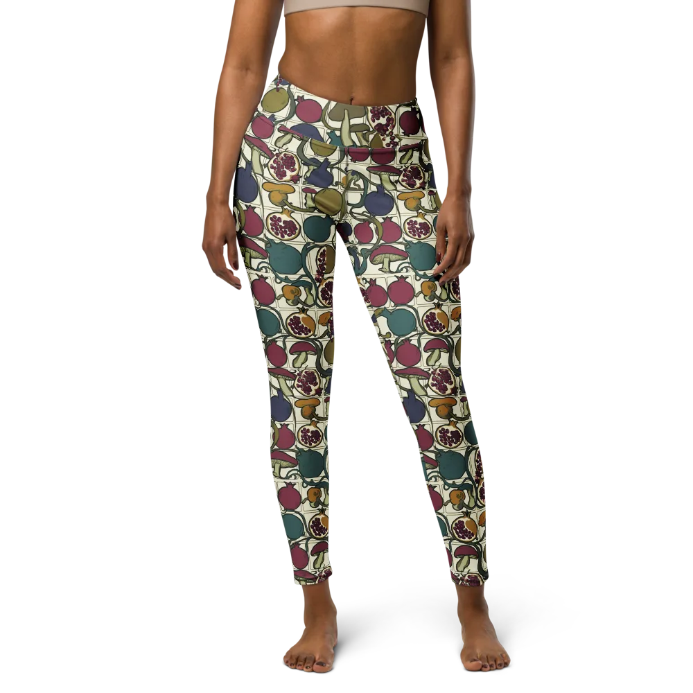 Garnet Grove on Yoga Leggings — Front