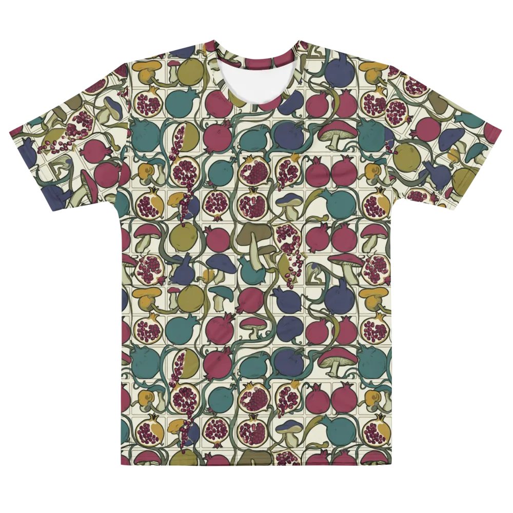 Garnet Grove on Men's Cotton Crew Neck T-Shirt — Front