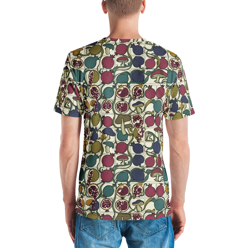 Garnet Grove on Men's Crew Neck T-Shirt — Back