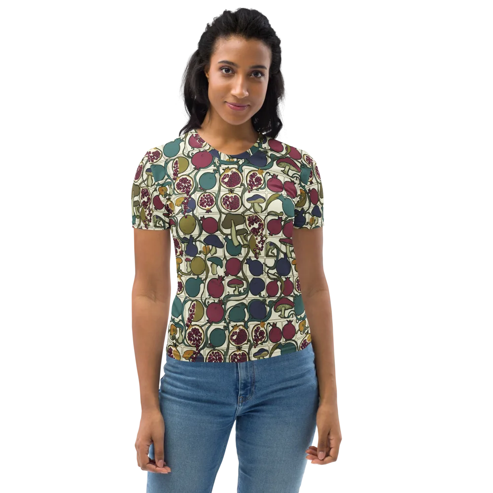 Garnet Grove on Women's Crew Neck T-Shirt — Front