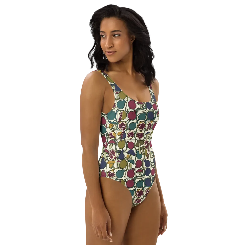Garnet Grove on One-Piece Swimsuit — Right