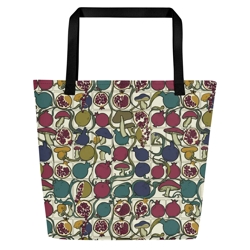 Garnet Grove on Large Tote Bag W/ Pocket — Front