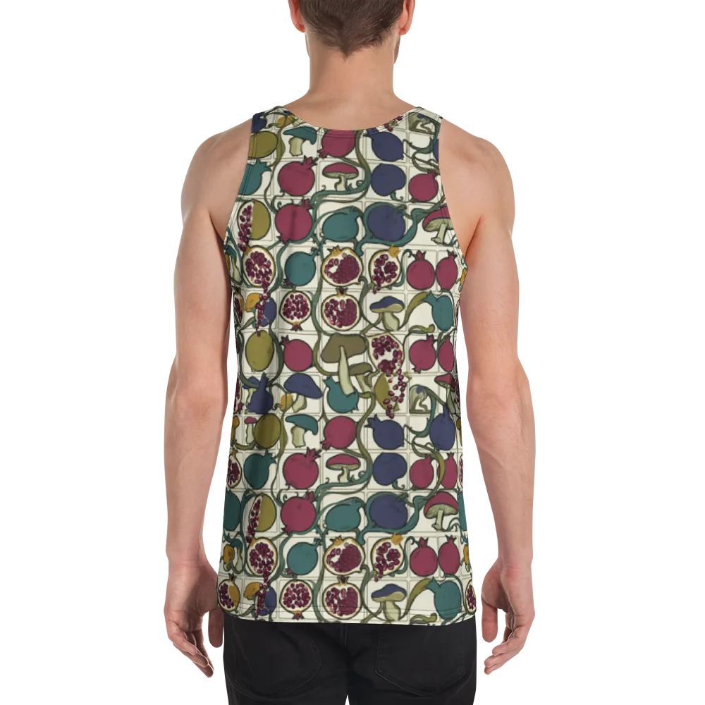 Garnet Grove on Men's Tank Top — Back