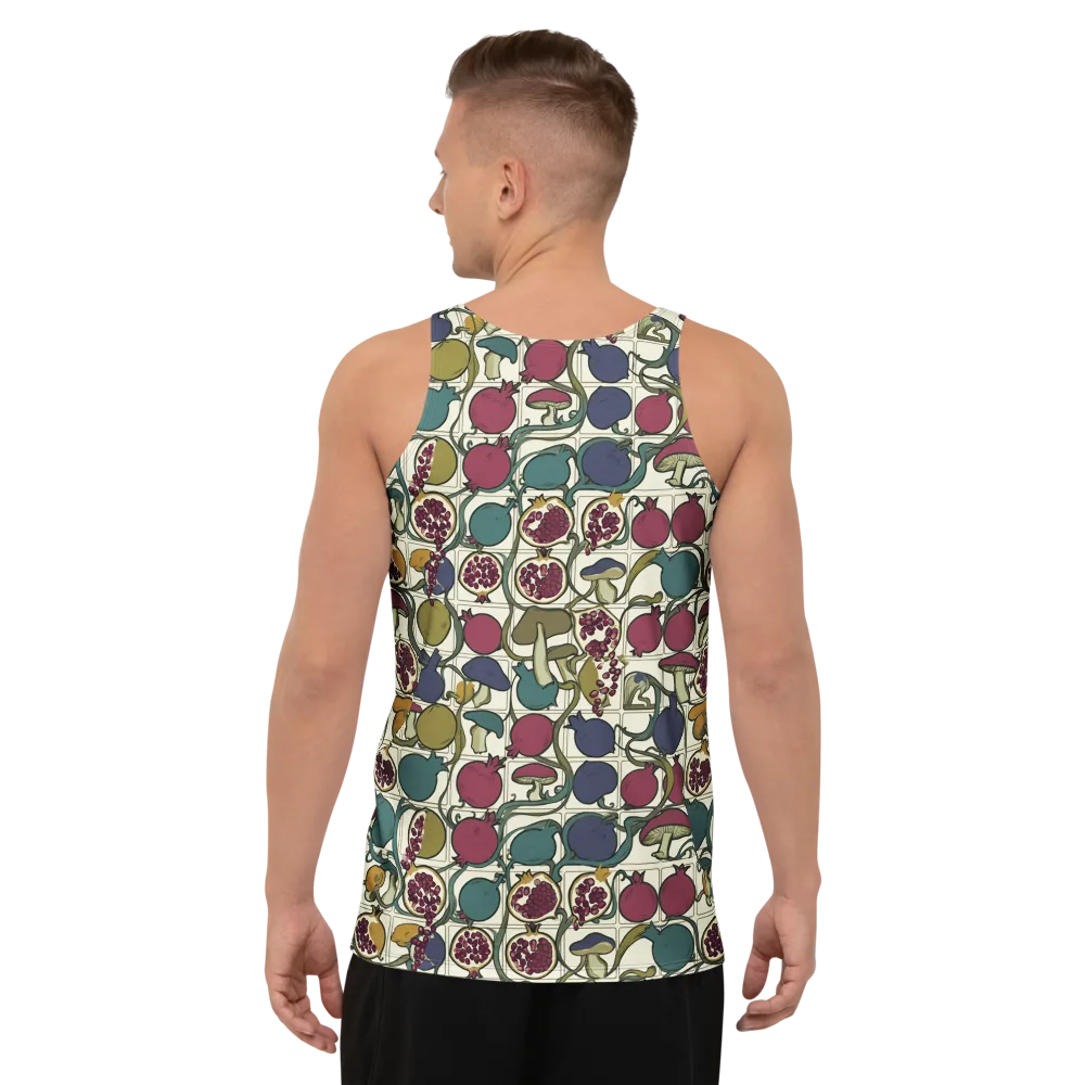 Garnet Grove on Men's Tank Top — Back