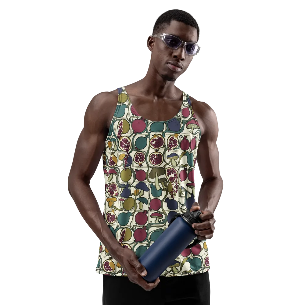 Garnet Grove on Men's Tank Top — Front
