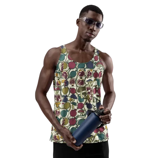 Garnet Grove on a Men's Tank Top