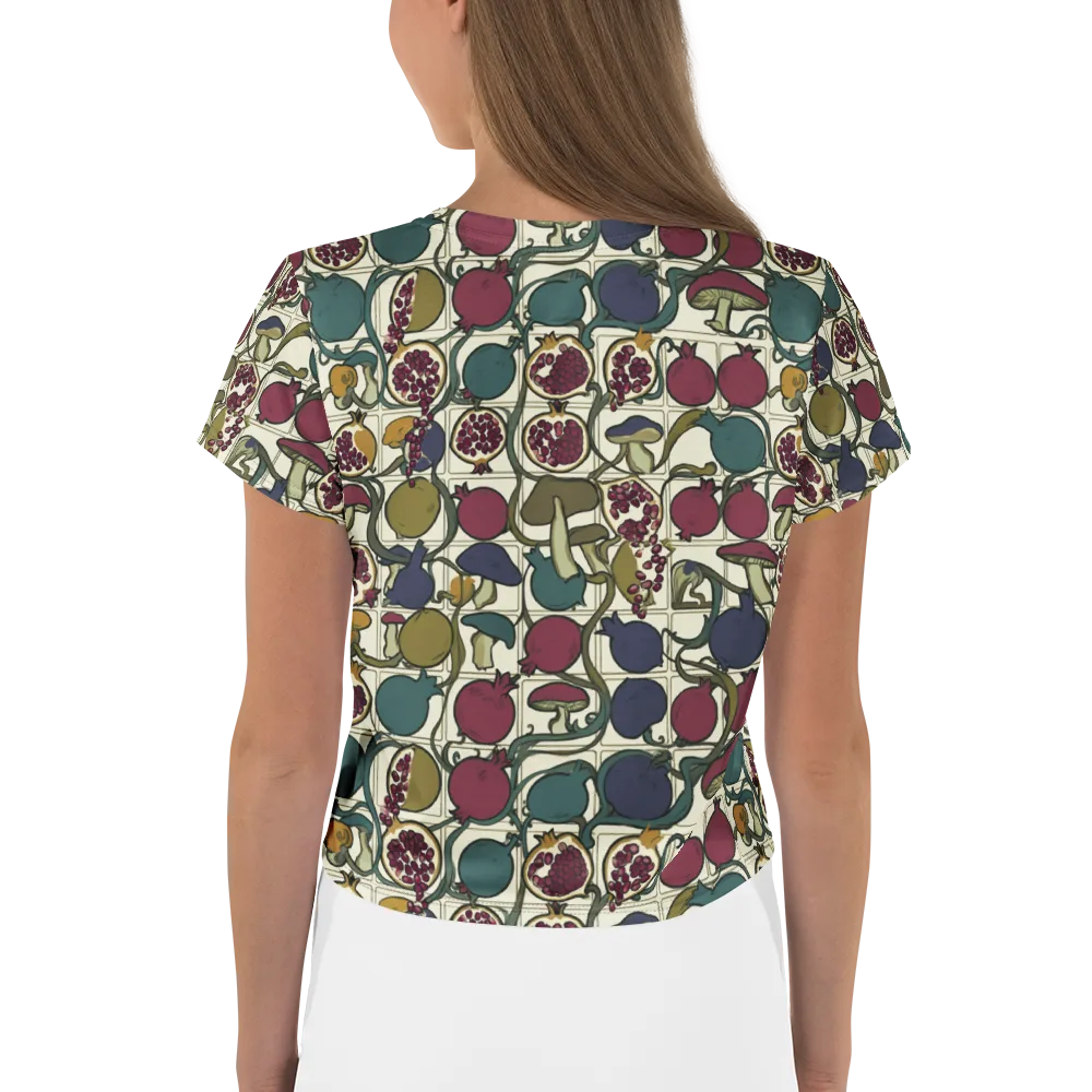 Garnet Grove on Crop Tee — Back