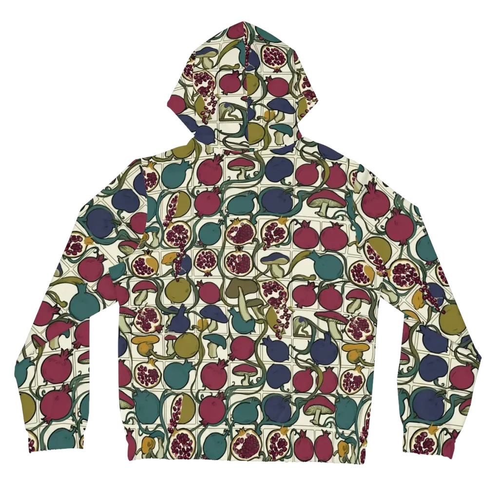 Garnet Grove on Women's Full-Zip Hoodie — Back