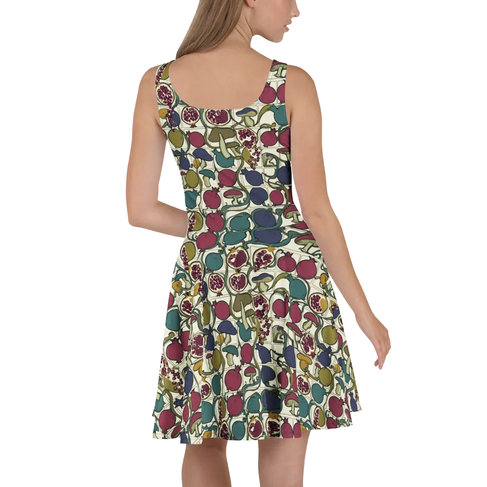 Garnet Grove on Skater Dress — Back