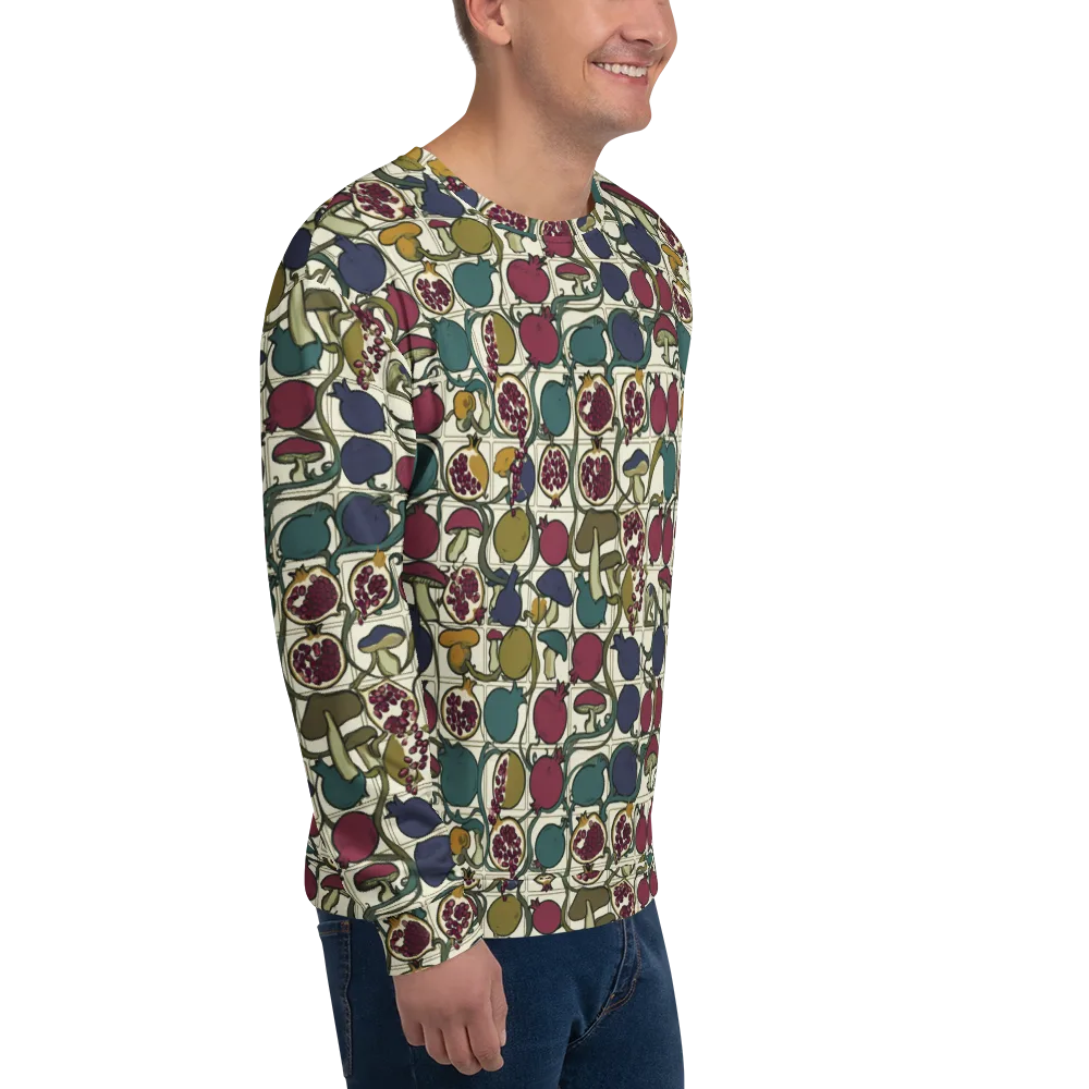 Garnet Grove on Sweatshirt — Right Front