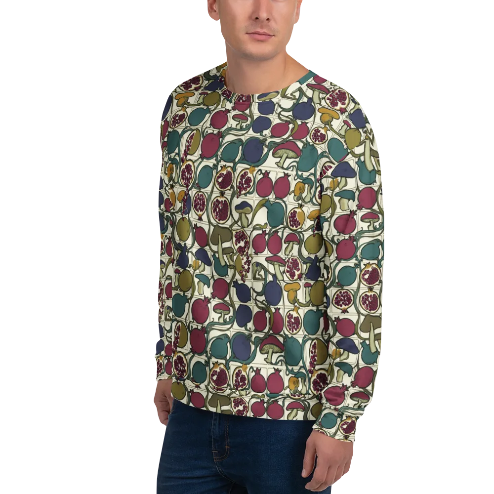 Garnet Grove on Sweatshirt — Left Front