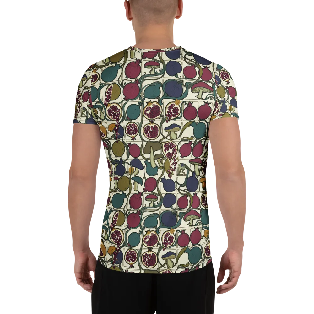 Garnet Grove on Men's Athletic T-Shirt — Back