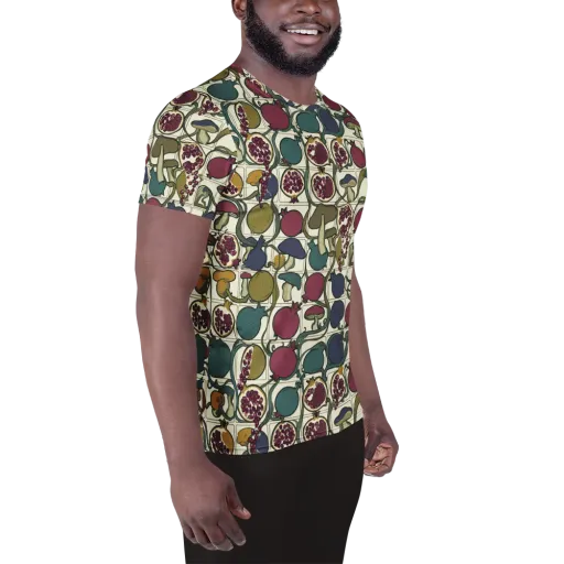 Garnet Grove on a Men's Athletic T-Shirt