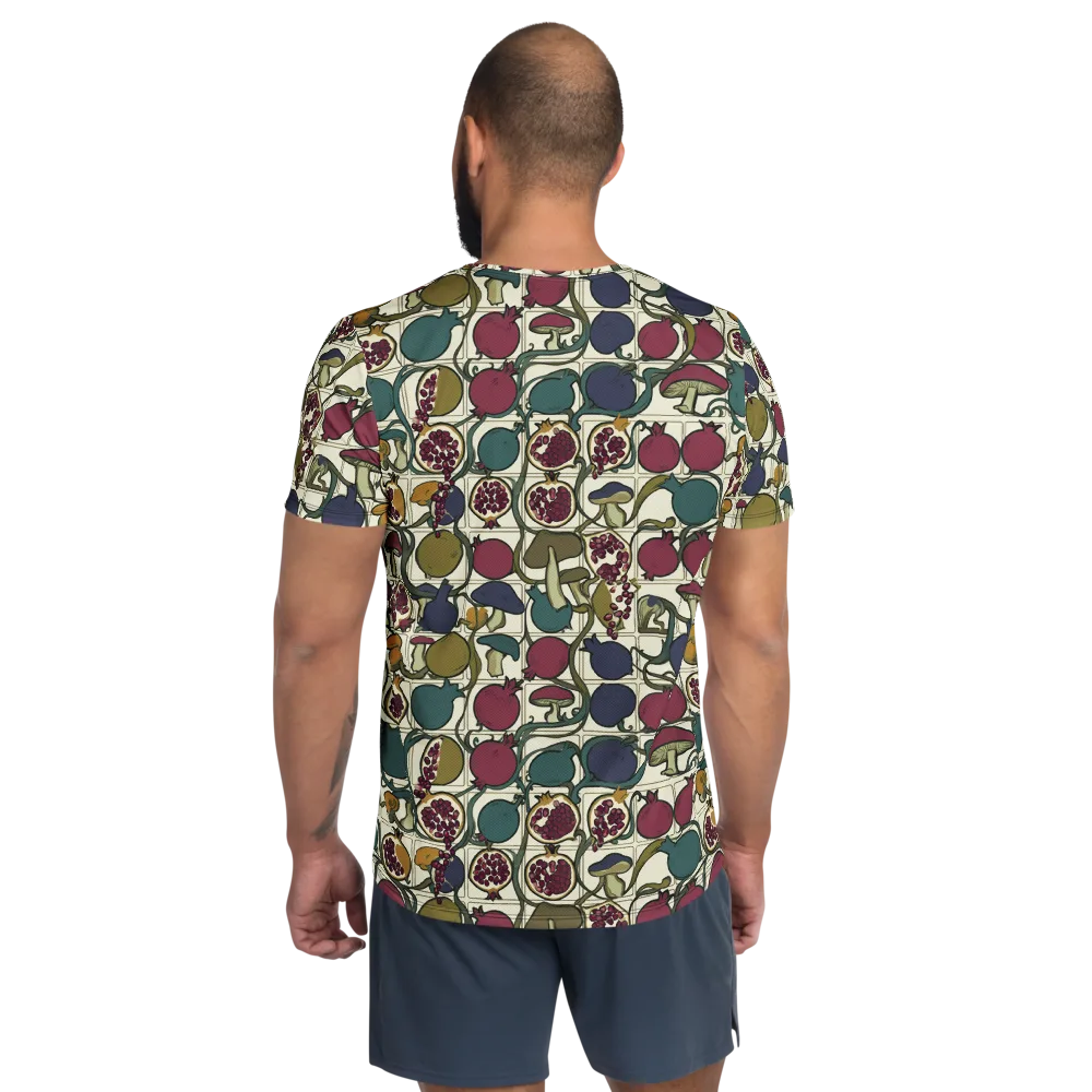 Garnet Grove on Men's Athletic T-Shirt — Back