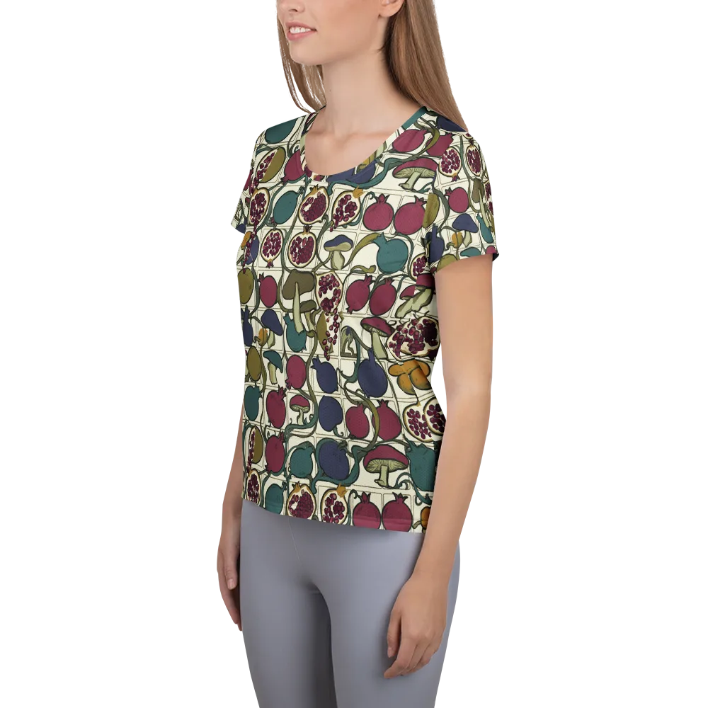 Garnet Grove on Women's Athletic T-Shirt — Left