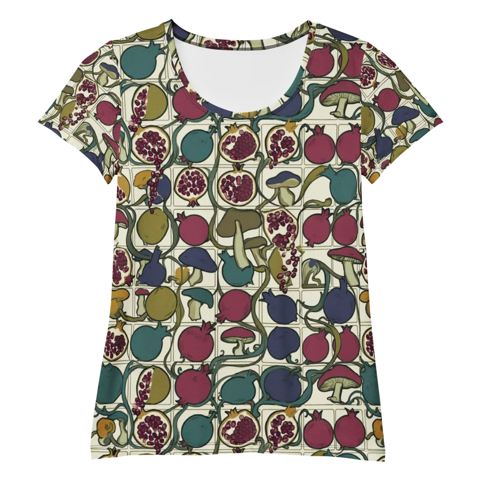 Garnet Grove on Women's Athletic T-Shirt — Front