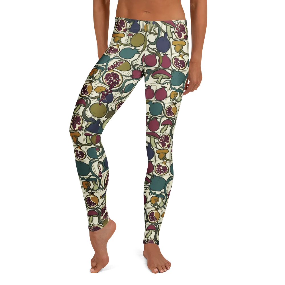 Garnet Grove on Leggings — Front