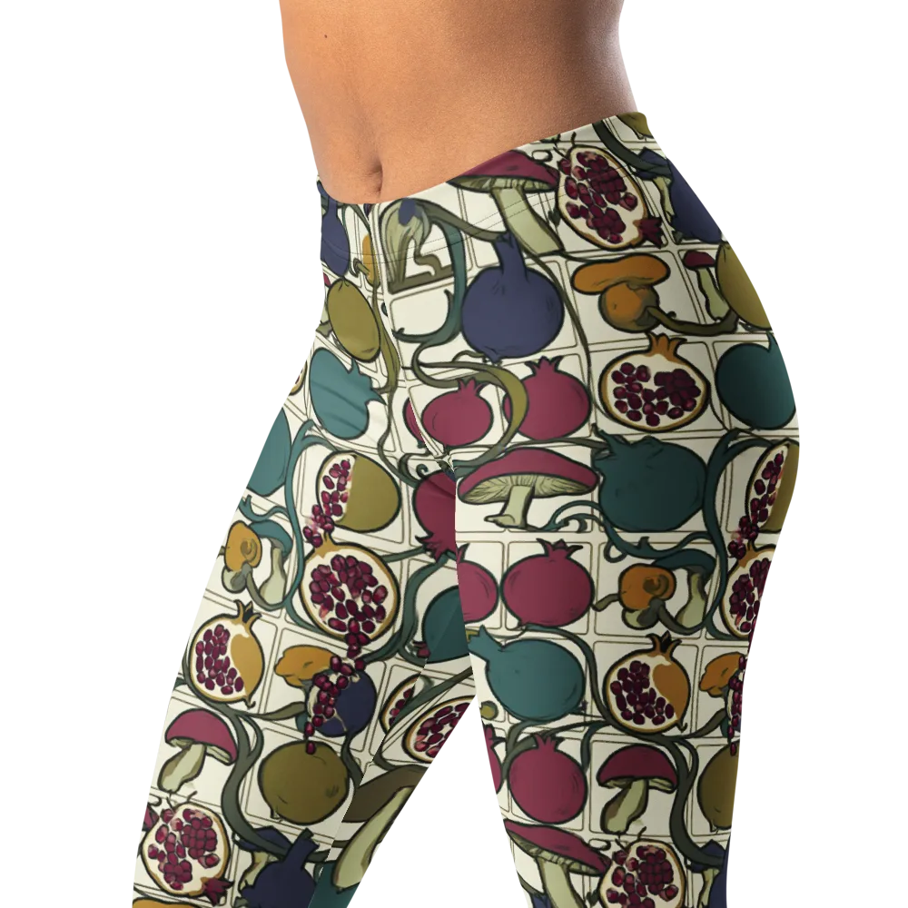 Garnet Grove on Leggings — Left Front
