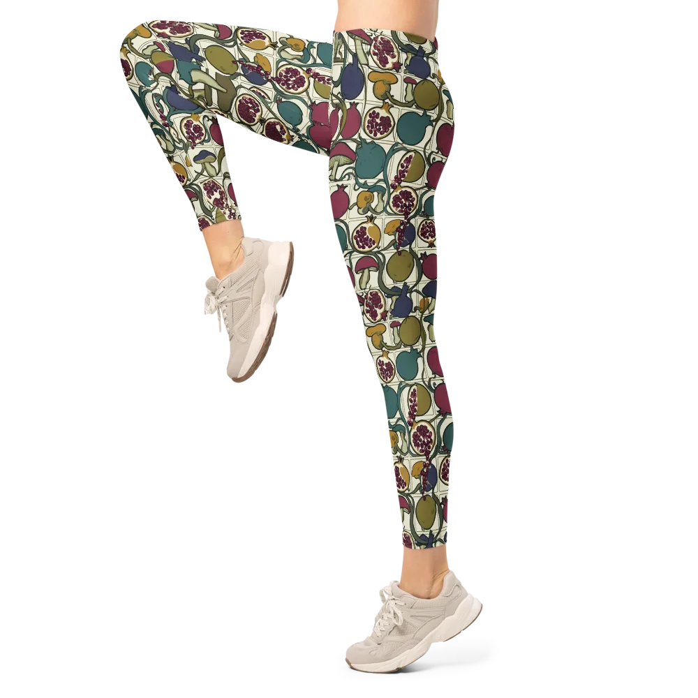 Garnet Grove on Leggings — Left