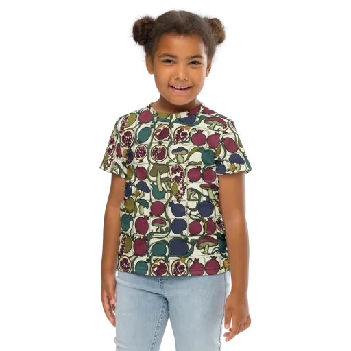 Garnet Grove on a Kids Crew Neck T-Shirt