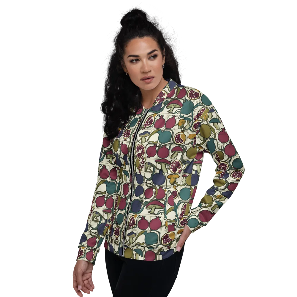 Garnet Grove on Bomber Jacket — Left