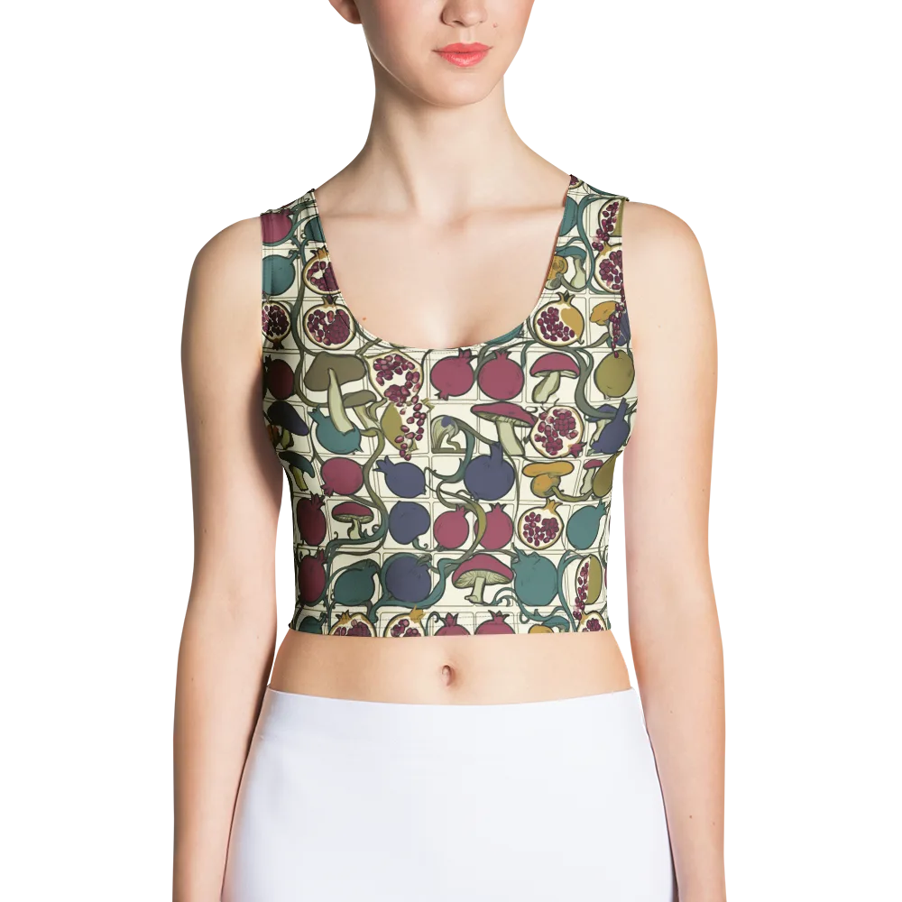 Garnet Grove on Crop Top — Front