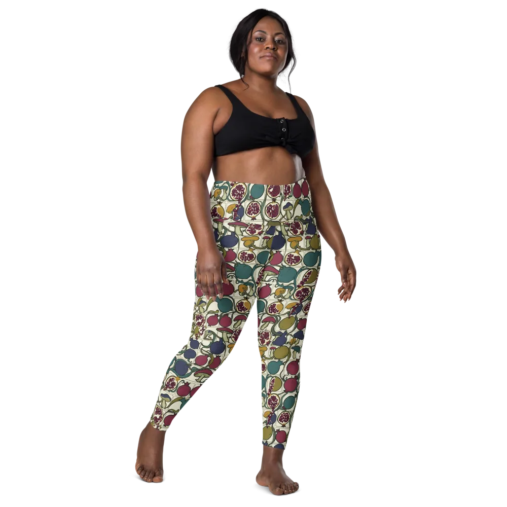 Garnet Grove on Leggings with Pockets — Front