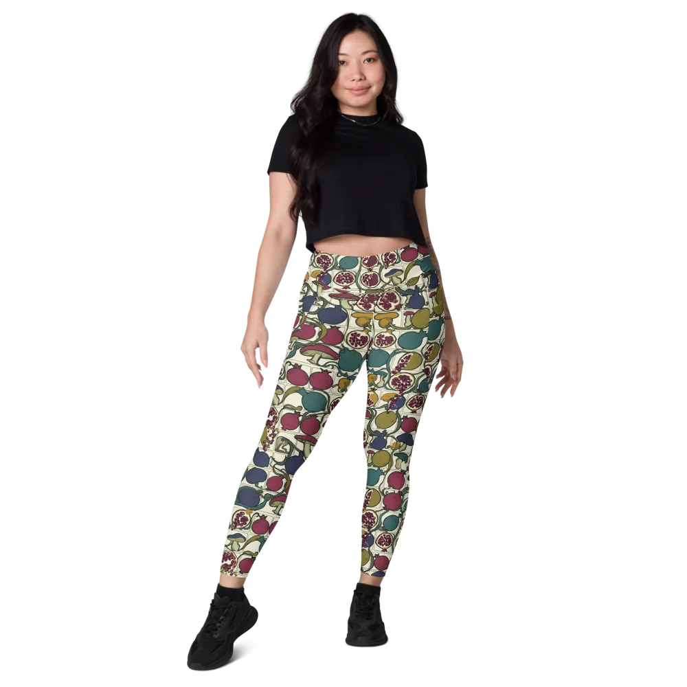 Garnet Grove on Leggings with Pockets — Front