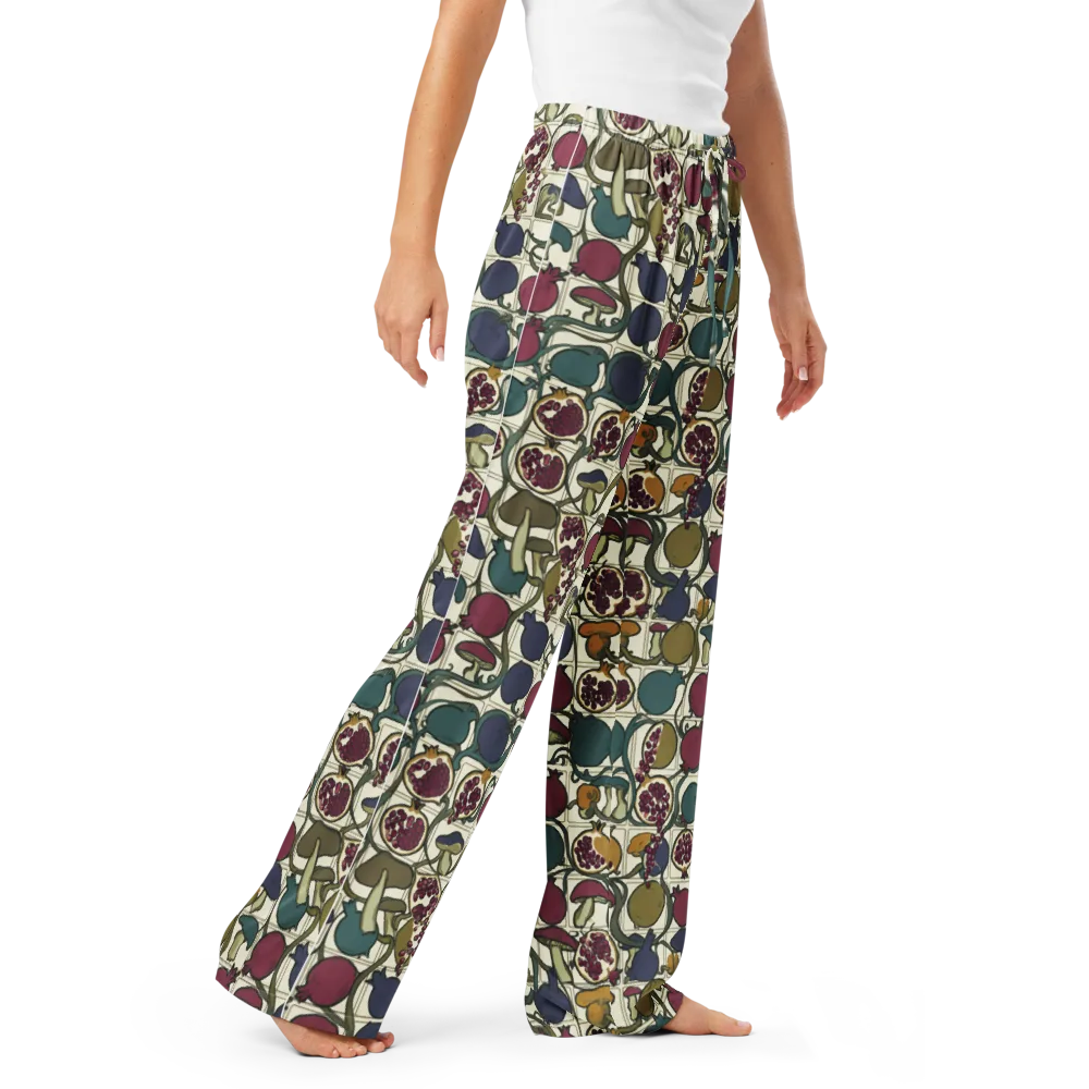 Garnet Grove on Women's Pajama Pants — Right Front