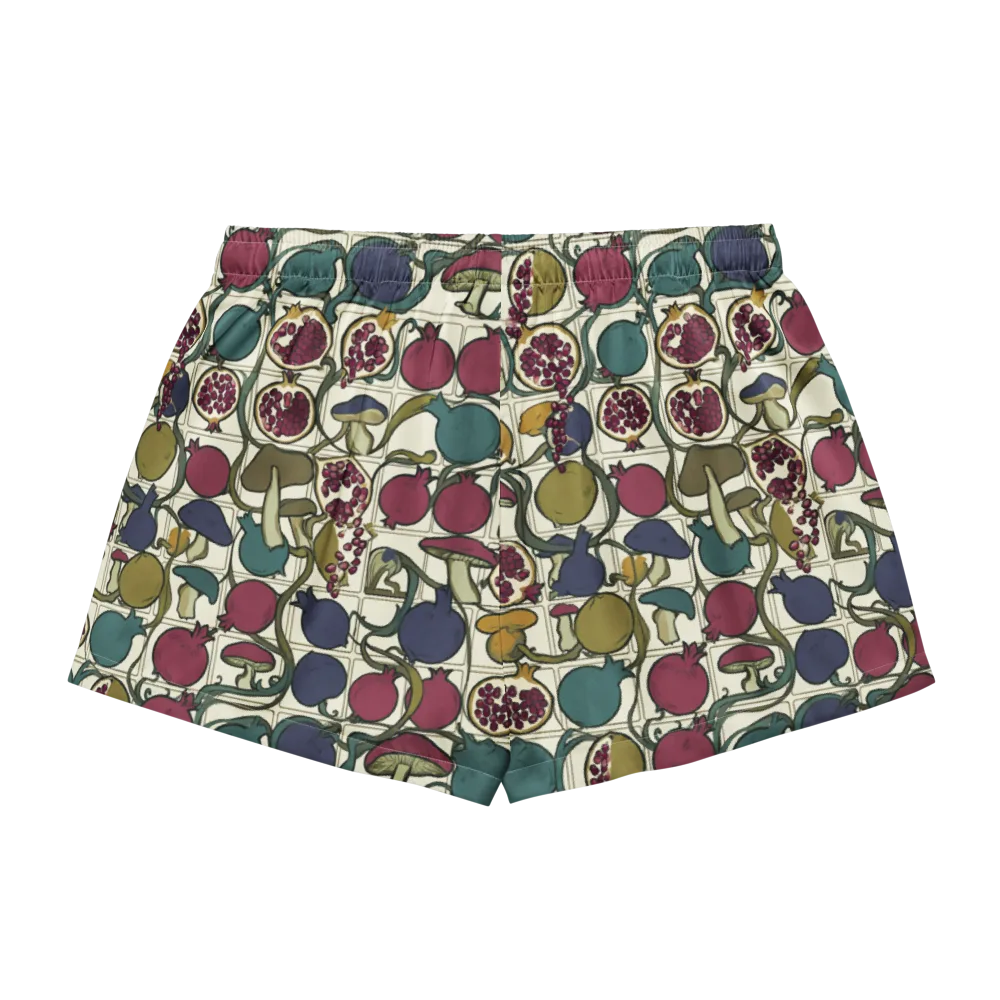 Garnet Grove on Women's Pajama Shorts — Back