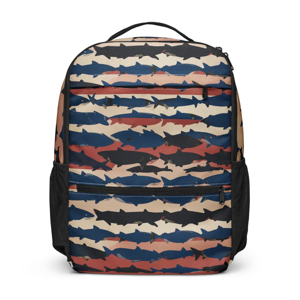 Midnight Run Fish on Utility Backpack — Front