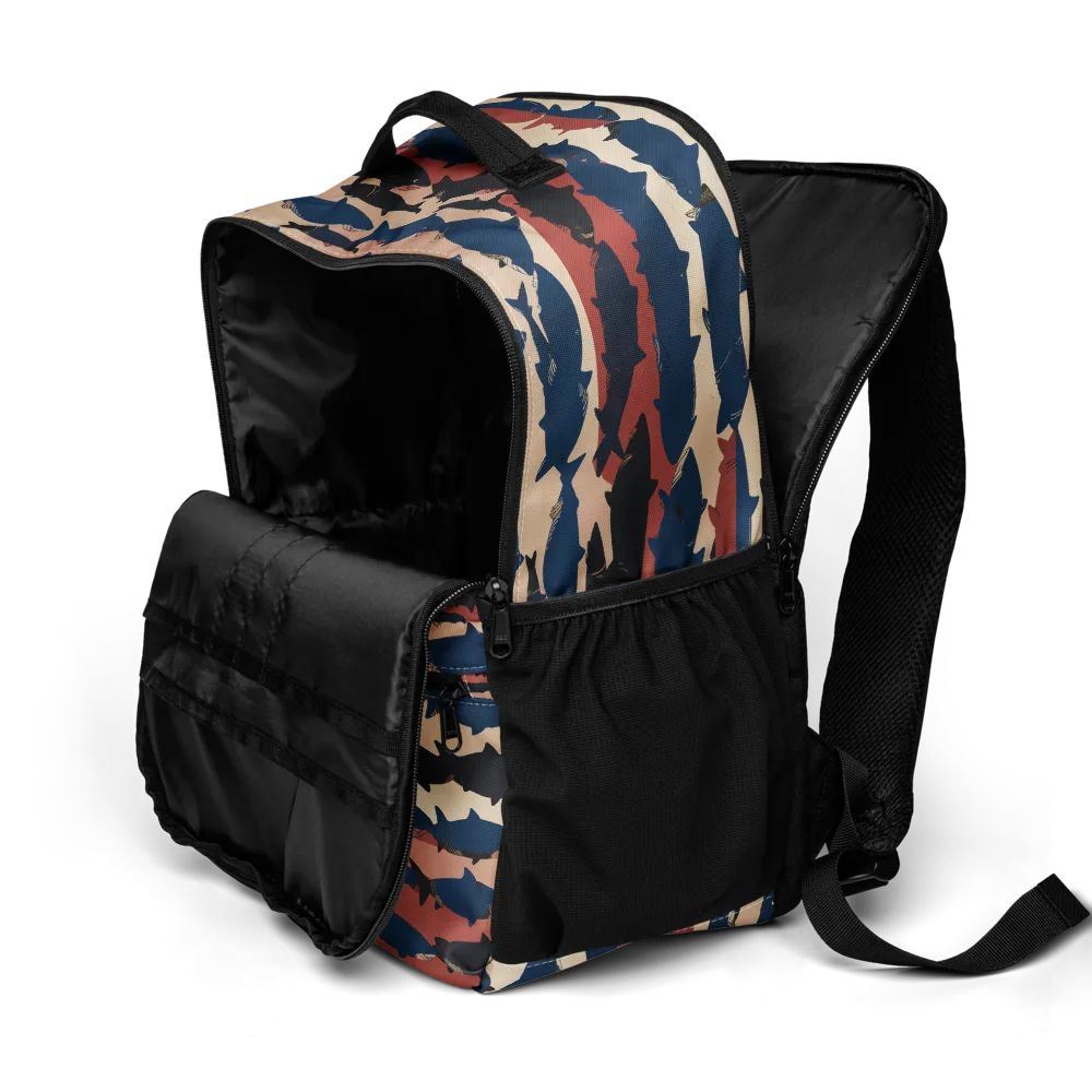 Midnight Run Fish on Utility Backpack — Product details 2