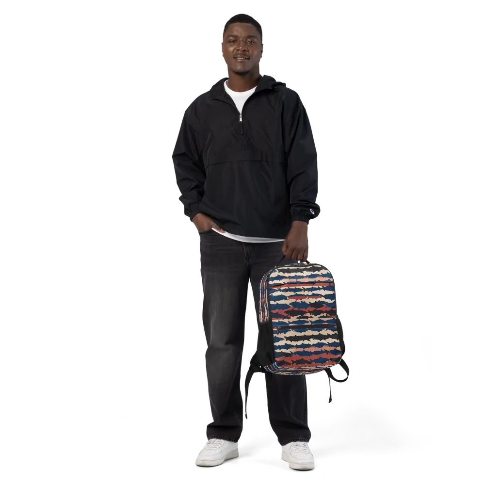 Midnight Run Fish on Utility Backpack — Front