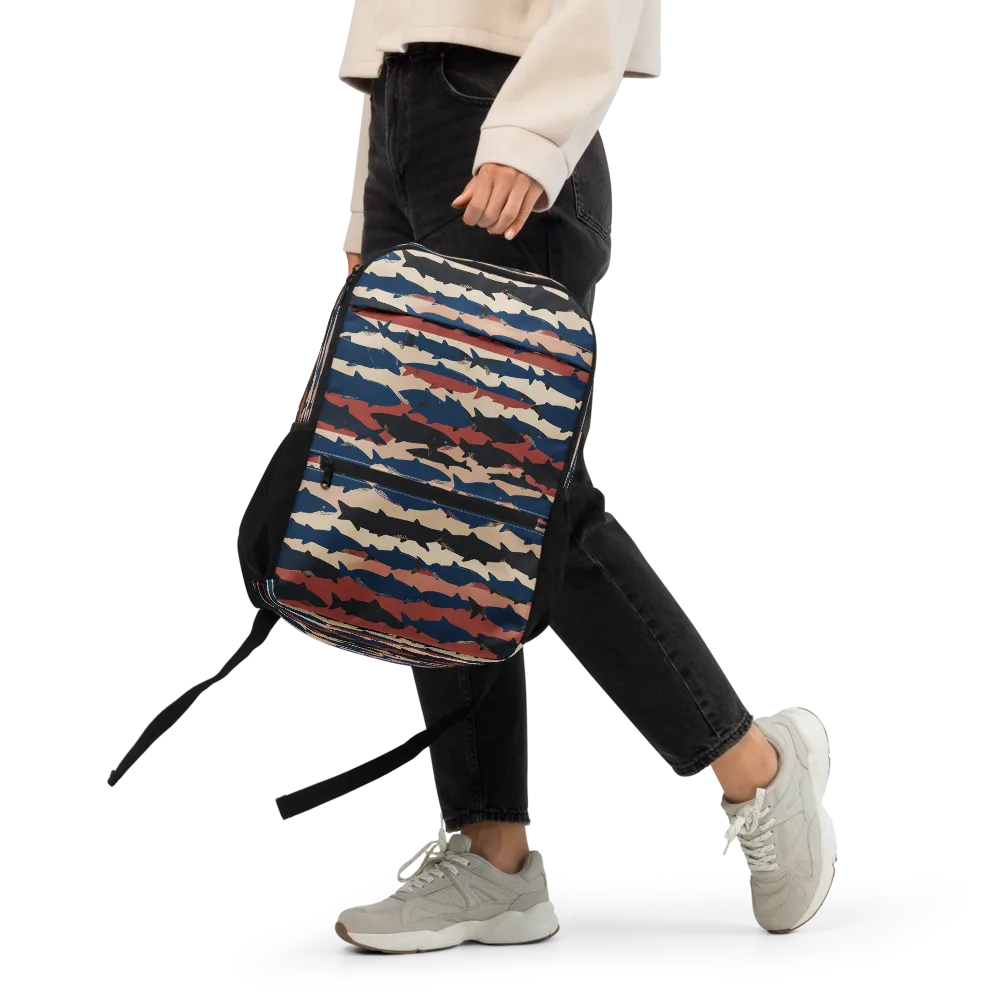 Midnight Run Fish on Utility Backpack — Front