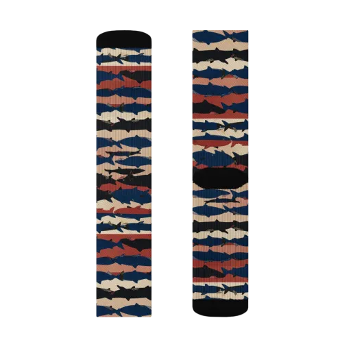 Midnight Run Fish on a Socks