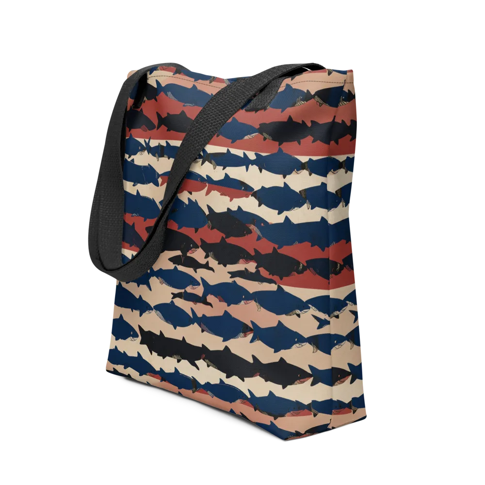 Midnight Run Fish on Tote Bag — Front