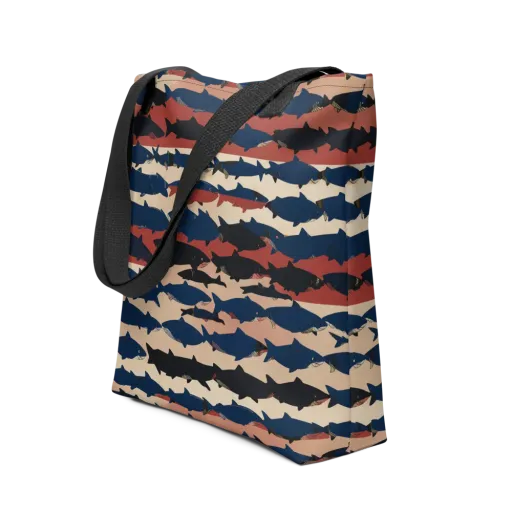 Midnight Run Fish on a Tote Bag