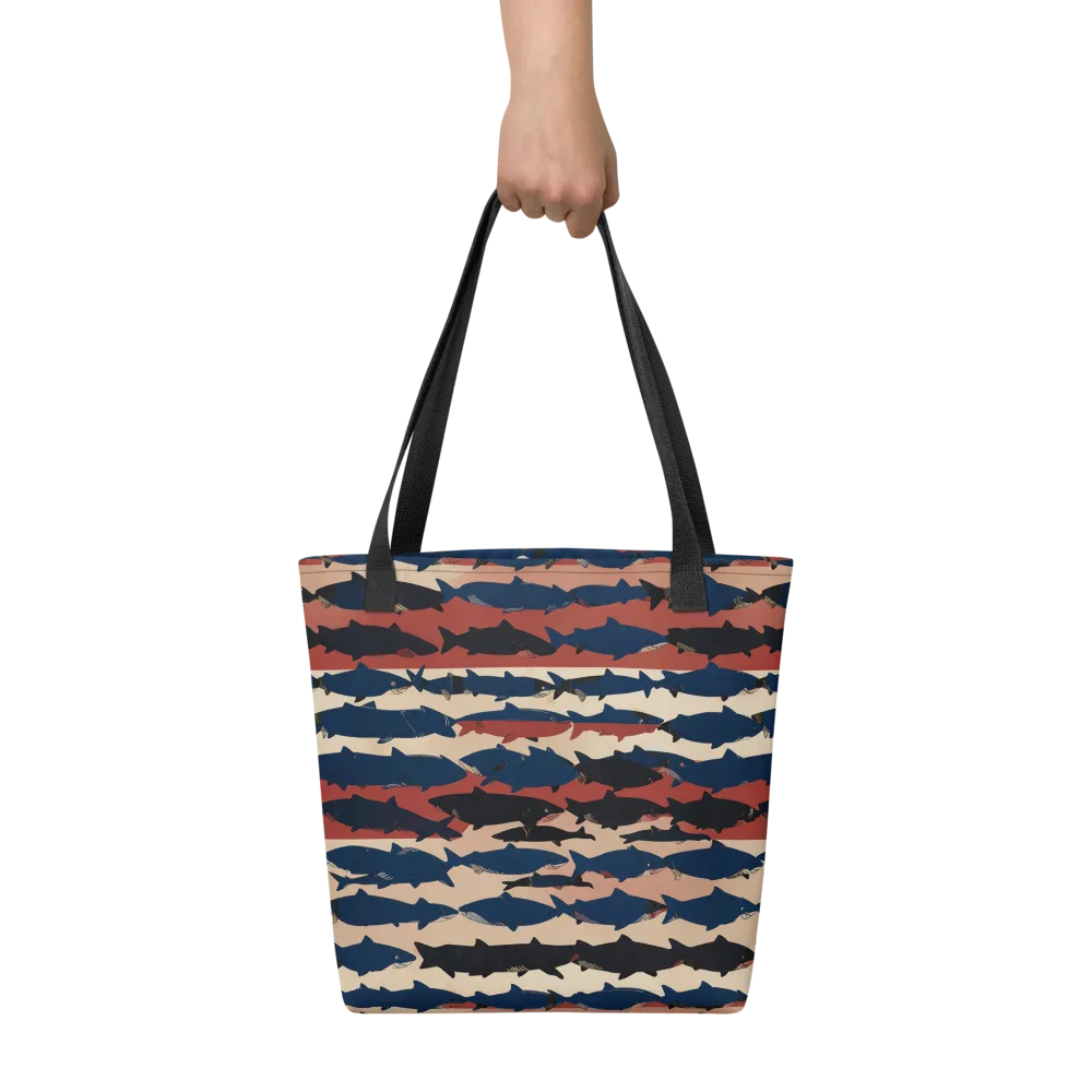 Midnight Run Fish on Tote Bag — Front