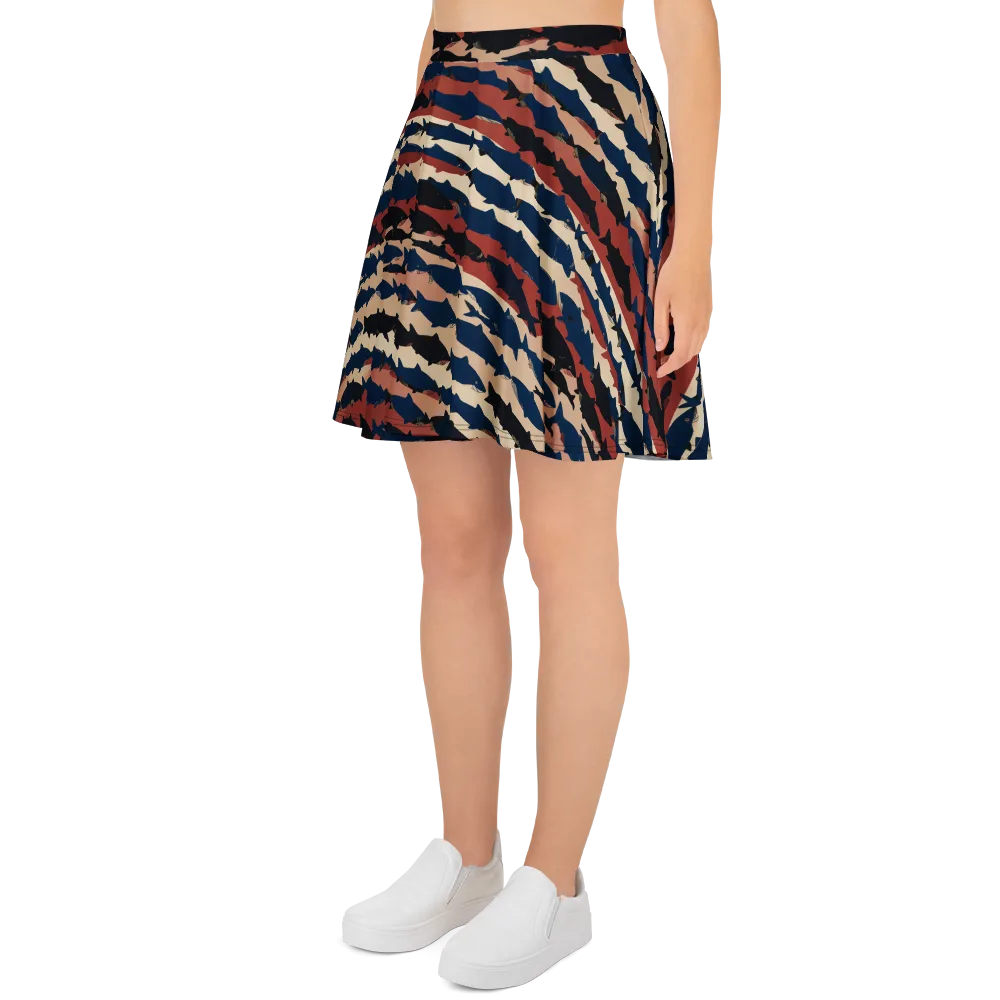 Midnight Run Fish on Skater Skirt — Left
